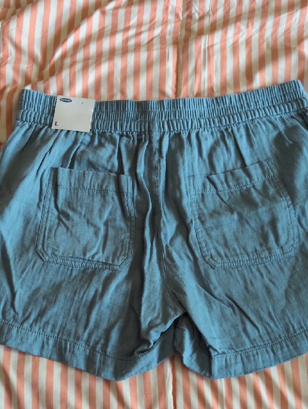 Old Navy Blue Drawstring Athletic Shorts - Picture 5 of 6